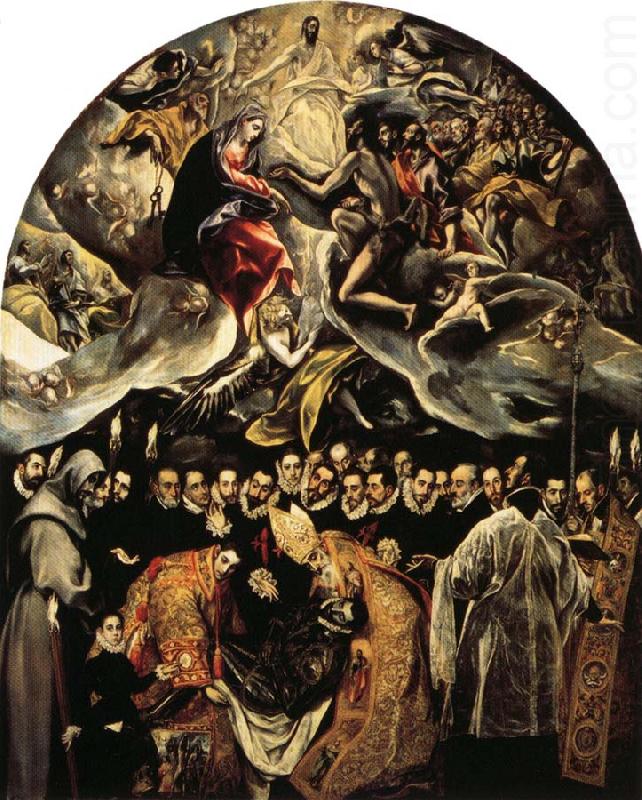 El Greco The Burial of Count of Orgaz china oil painting image